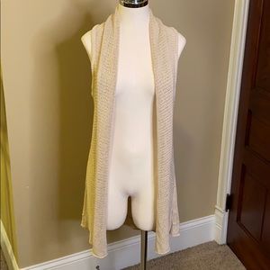 CAbi knit sleeveless cardigan M